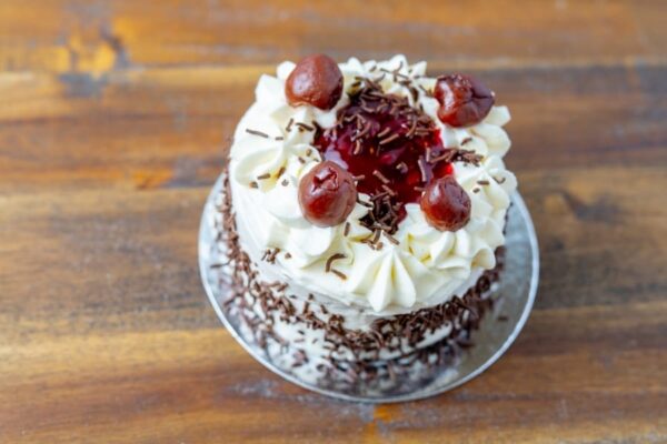 A Black Forest specialty cake at Simply Baked Catering Inc. in Winchester, Ontario.