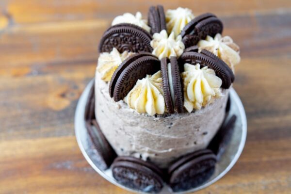 A cookies and cream specialty cake at Simply Baked Catering Inc. in Winchester, Ontario.