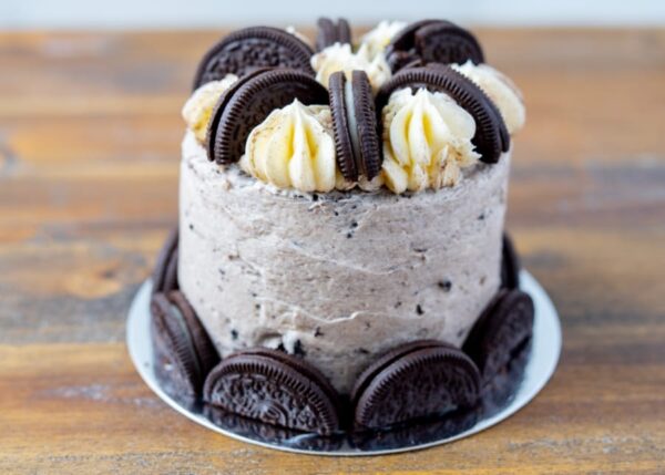 A cookies and cream specialty cake at Simply Baked Catering Inc. in Winchester, Ontario.
