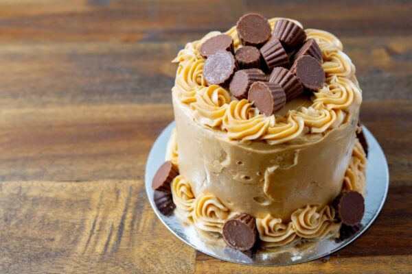 A Reese's peanut butter cup specialty cake at Simply Baked Catering Inc. in Winchester, Ontario.